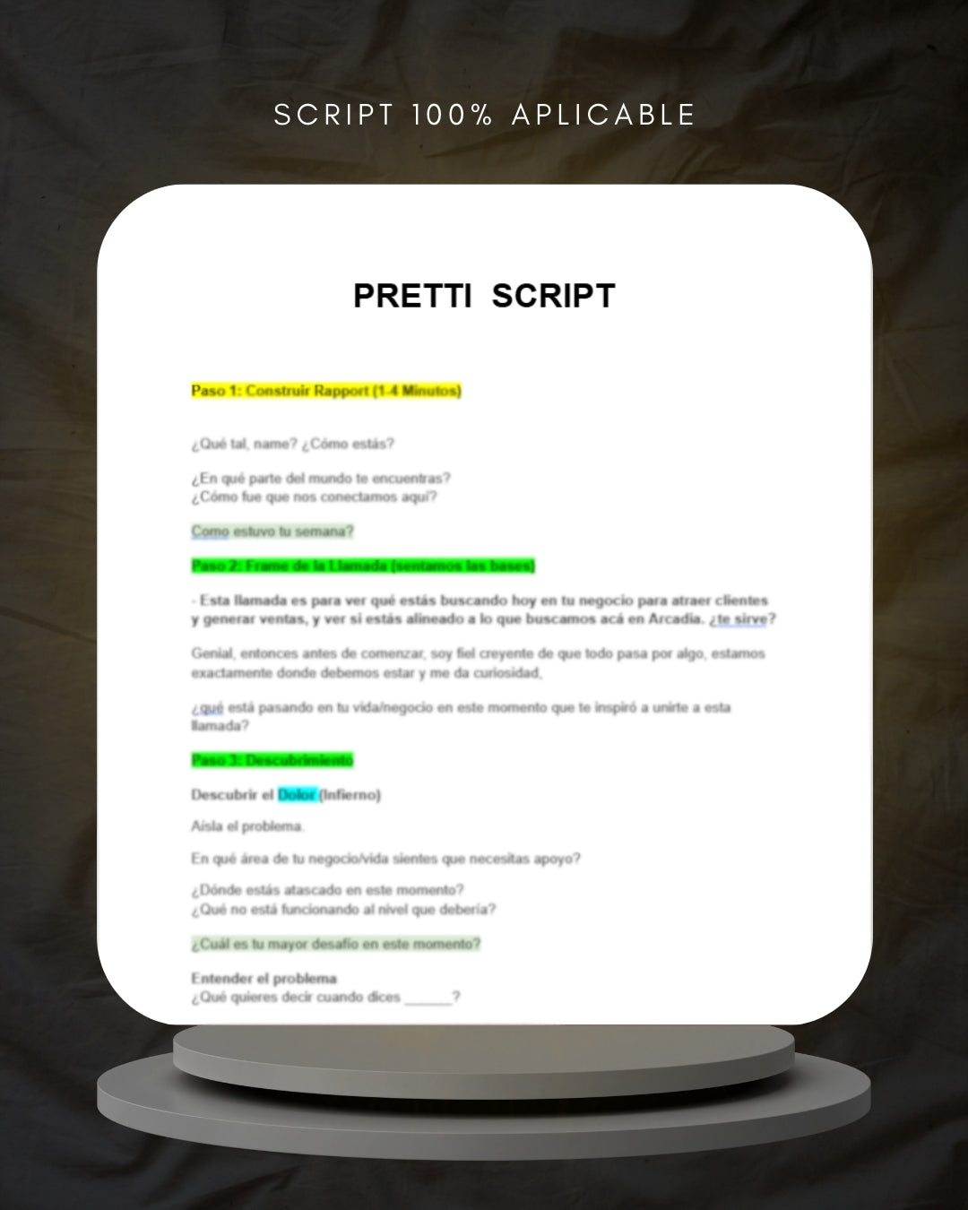 Curso + Script (regalo)